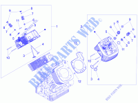 Cylinder head   valves for MOTO GUZZI Eldorado E3 ABS 2015