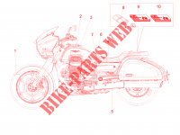 Decal for MOTO GUZZI MGX 21 FLYING FORTRESS 2016