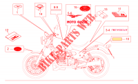 Decal and plate set for MOTO GUZZI Nevada S 2010