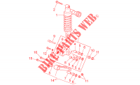 Connecting rod   rear shock abs. for MOTO GUZZI Stelvio 8V STD - NTX 2014