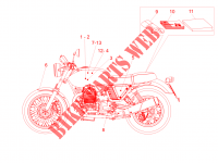 Decal and plate set for MOTO GUZZI V7 II Special ABS 2015