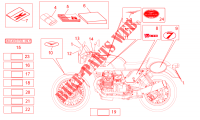 Decal and plate set for MOTO GUZZI V7 Racer 2011