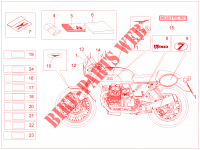 Decal and plate set for MOTO GUZZI V7 Racer 2015